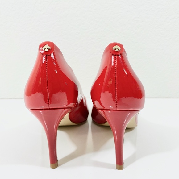 NEW Kate Spade VIDA Red Patent Leather Heels - Picture 3 of 10